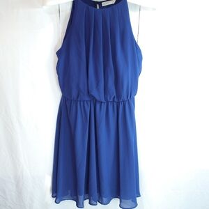 Lush Navy Blue Sleeveless Dress Size L